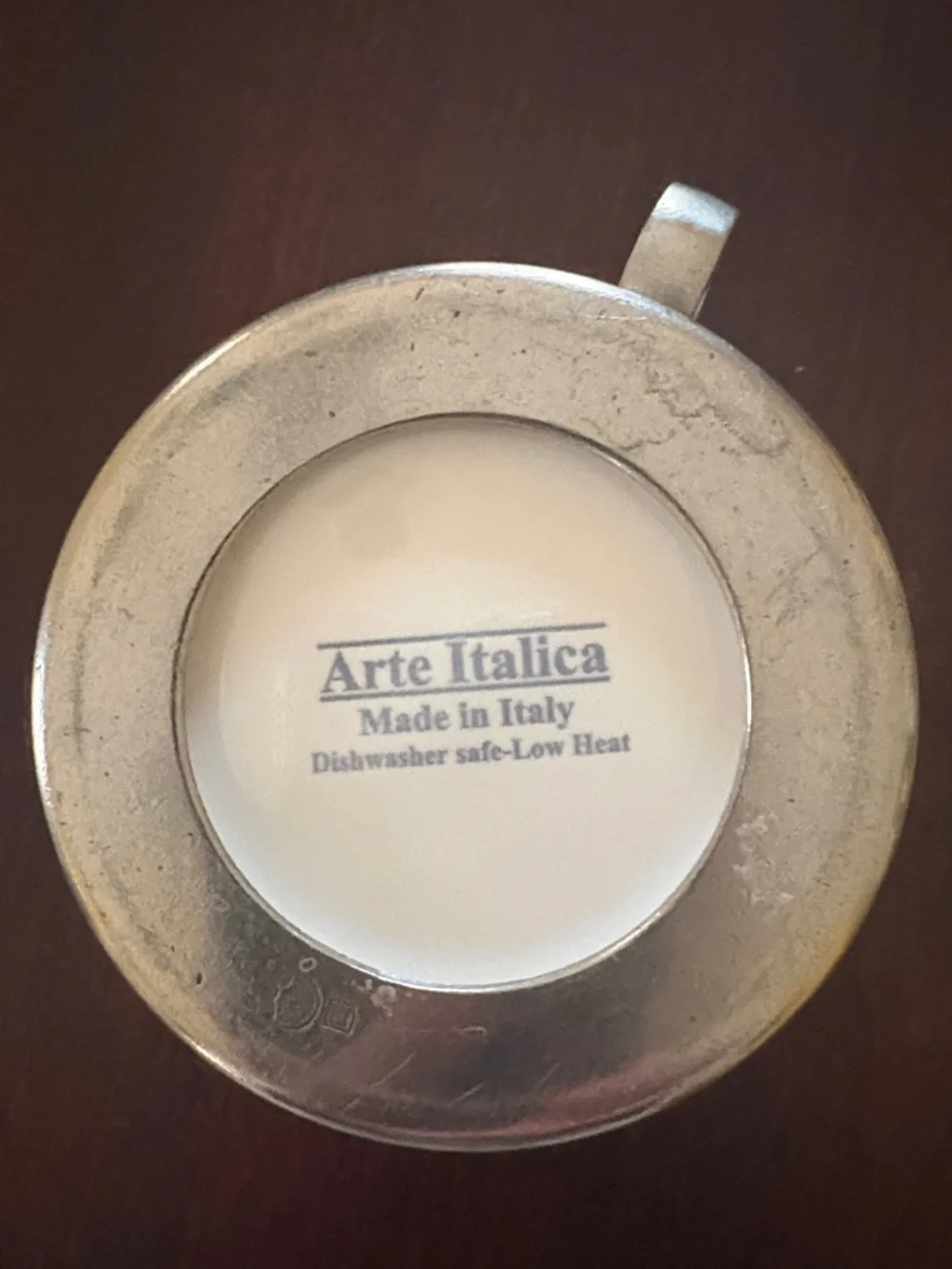 Arte Italica cappuccino cup and saucer set. 8 available - Picture 2 of 5